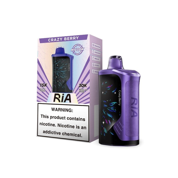 Durable RIA NV30000 disposable vape with a massive 30,000 puff capacity, ideal for on-the-go use at VapeNear.