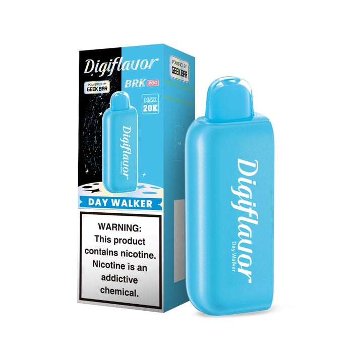Geek Bar Digiflavor BRK Disposable Pod – A high-capacity pod with 12mL e-juice and dual mesh coils. Compatible with the BRK Battery. Shop at VapeNear.