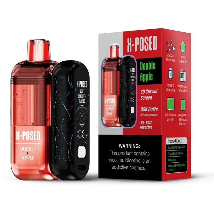 16ml pre-filled X-Posed 35K vape pod for intense fruity flavor experience