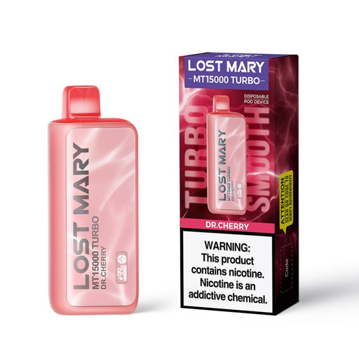 Lost Mary MT15000 Turbo with 16ml pre-filled e-liquid for ultimate convenience