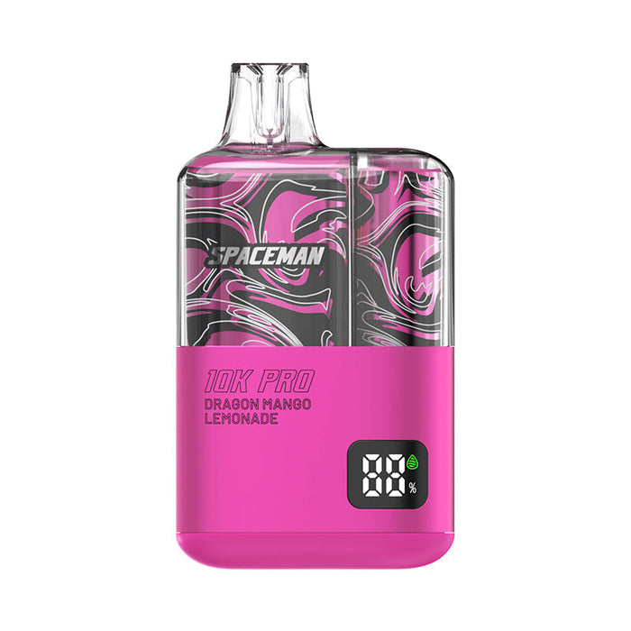Spaceman 10K Pro Disposable Vape designed for MTL (mouth-to-lung) vaping for smooth inhales.