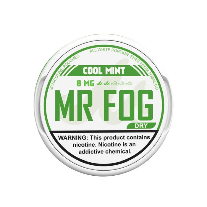 Best nicotine pouches online – Mr Fog Dry Cool Mint Pouches with pure and potent nicotine at VapeNear.