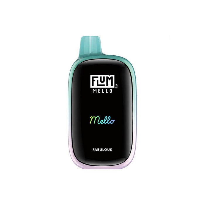 Reliable Flum Mello 20000 disposable vape with long-lasting battery life. Enjoy uninterrupted vaping sessions at VapeNear online vape shop.