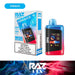 RAZ LTX 25K Disposable Vape with USB Type-C charging for quick and convenient recharging.
