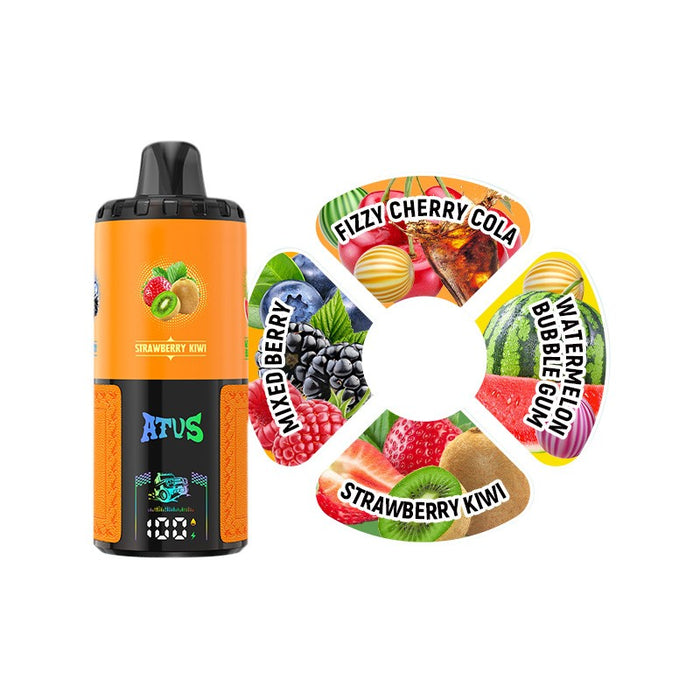 Multi-flavor ATVS 60K disposable vape with smooth MTL and DTL vaping