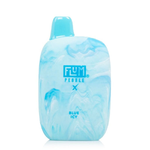 Side view of the Flum Pebble X Disposable Vape with LED indicator light, demonstrating its advanced features like 6000 puffs and USB-C rechargeability. Find top-rated vapes at VapeNear online store.