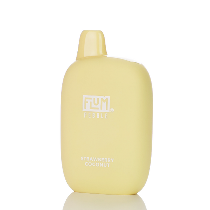 Flum Pebble Disposable Vape with 14ml pre-filled e-juice and 600mAh pre-charged battery for long-lasting use.