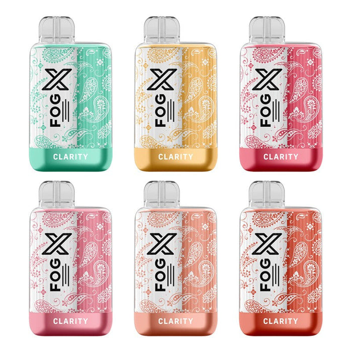FOG X Clarity Zero Nicotine Disposable Vape – 7000 Puffs of Pure Flavor at VapeNear Online Vape Shop