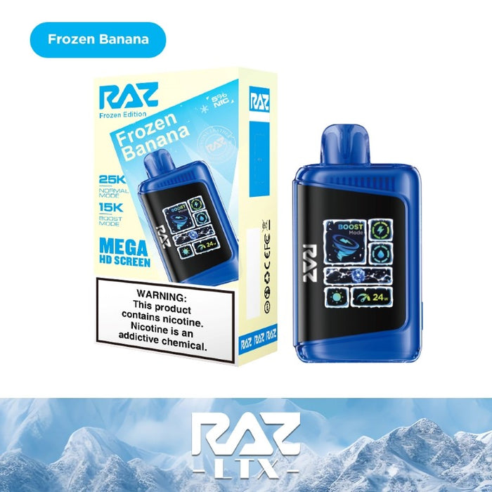 RAZ LTX 25K Disposable Vape with advanced coil system for smooth and consistent vapor production.