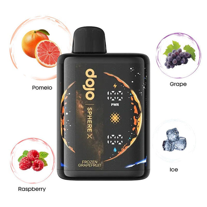 Eye-catching Dojo Sphere X 40K disposable vape available in multiple vibrant colors. Upgrade your vaping experience with VapeNear’s best selection.