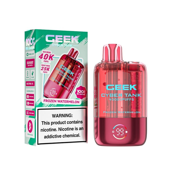Ceek Cyber 40K vape pen with transparent tank and dual vaping modes – ECO and Boost – Buy online