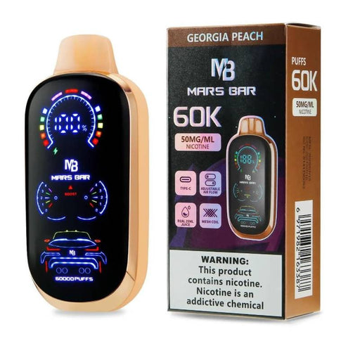 Mars Bar 60K Disposable Vape in Cool Mint flavor with icy menthol freshness