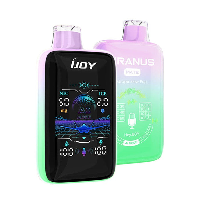 Customizable iJoy Uranus Mate 40000 disposable vape with adjustable wattage for enhanced performance. Explore premium vapes at VapeNear.com.