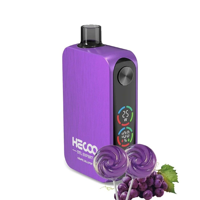Best DTL disposable vape Hecoo Space 30K with 15W, 20W, and 25W output settings