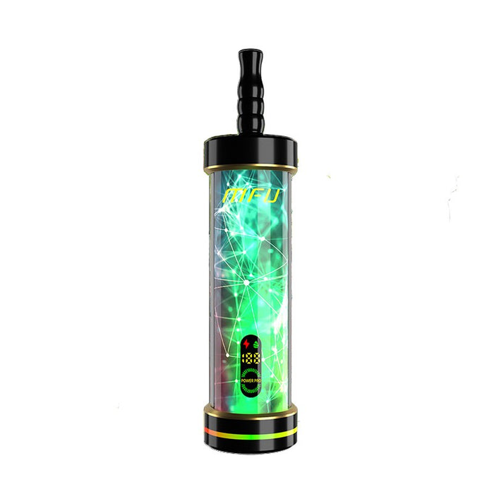 Cherry Lime MFU Shisha X2 60K disposable vape showing digital display screen at VapeNearShop