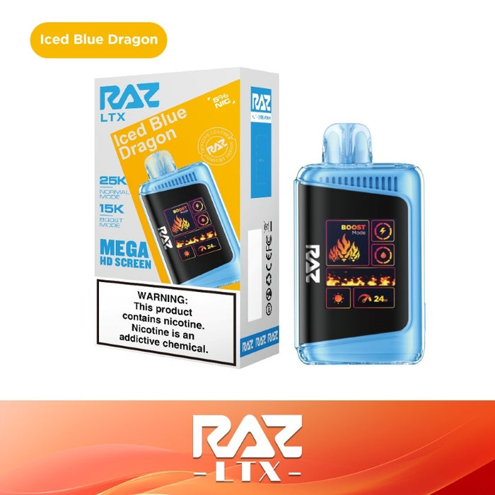 RAZ LTX 25K Disposable Vape with advanced coils for enhanced flavor and vapor.