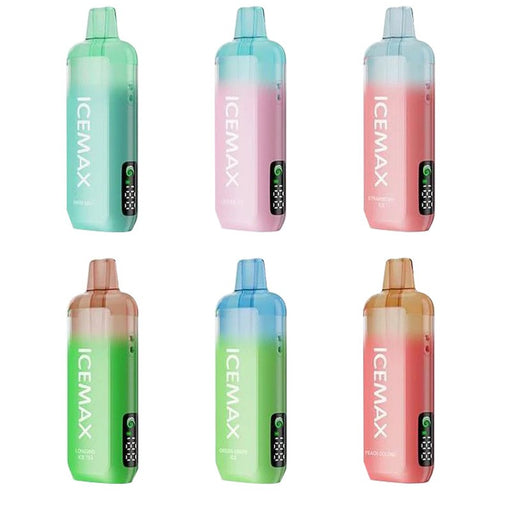 Icemax 12K Disposable Vape with 12,000 puffs and 3% nicotine strength at VapeNearShop online vape shop