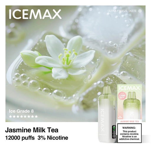 Buy Icemax 12K vape with 10ml e-juice and 650mAh rechargeable battery for long-lasting sessions