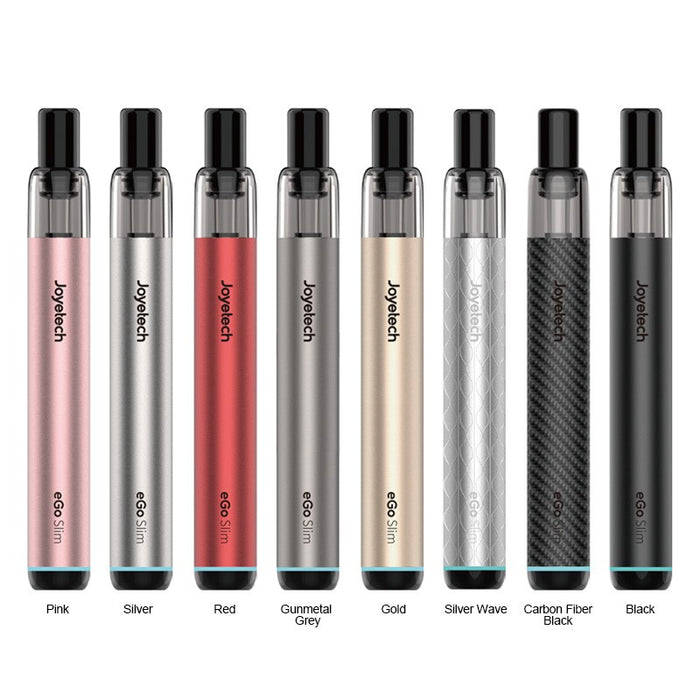 Buy Joyetech eGo Slim Kit – A sleek and portable nicotine salt vape with a 2ml refillable pod system.