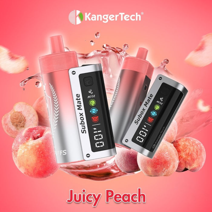 Kanger Subox Mate 50K D-Pod kit delivering massive vapor clouds and smooth low nicotine flavor.