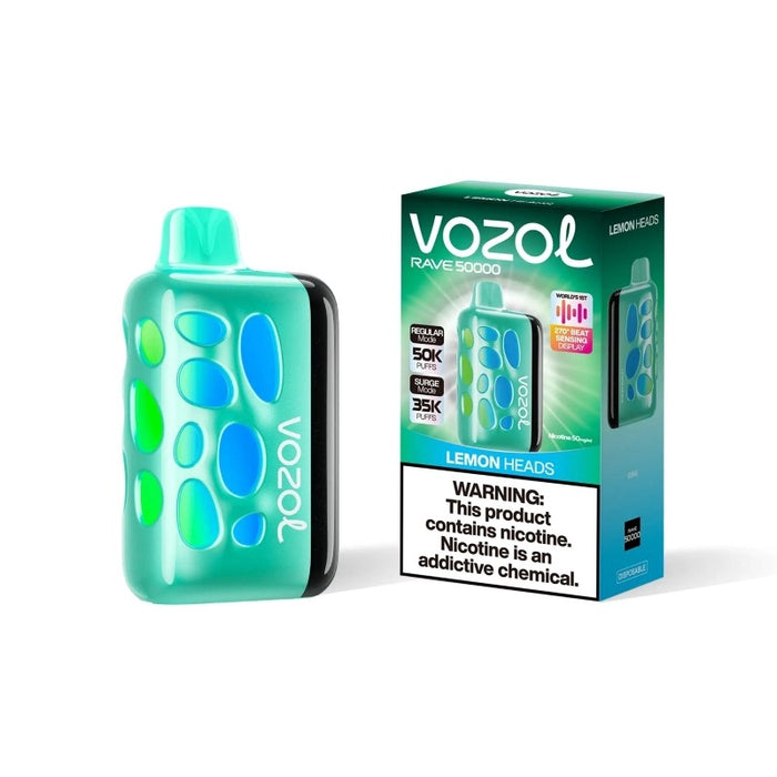 VapeNear offers the VOZOL Rave 50K Disposable Vape with dual MCU chips and long-lasting performance.