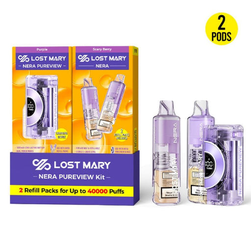 Buy Lost Mary 40K puffs vape with 24ml e-juice capacity and 5% nicotine strength.