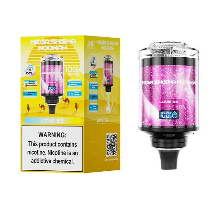 Discover the JNR Mega Shisha Hookah 100K – The perfect blend of style, performance, and convenience.