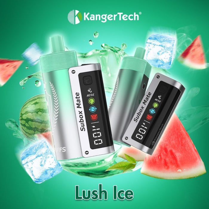 Kanger Subox Mate 50K low nicotine 0.35% disposable vape with adjustable airflow for MTL and DTL use