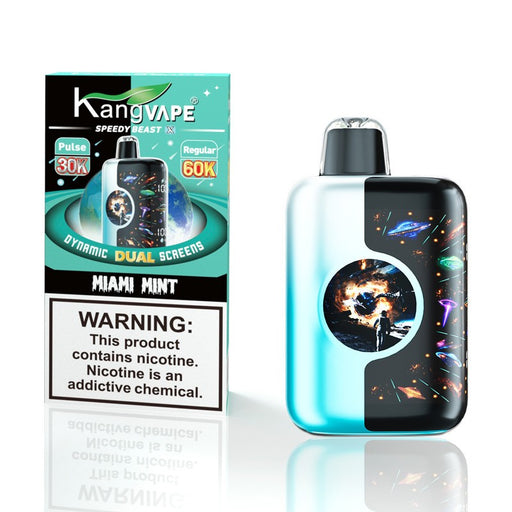 Shop Kangvape Speedy Beast X 60K Disposable featuring dual power modes and adjustable airflow for an enhanced vaping experience.