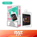 RAZ LTX 25K Disposable Vape with a digital display for real-time vaping data.