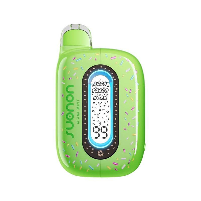 Suonon Donete 50K disposable vape with 20ml e-liquid capacity and powerful rechargeable 900mAh battery