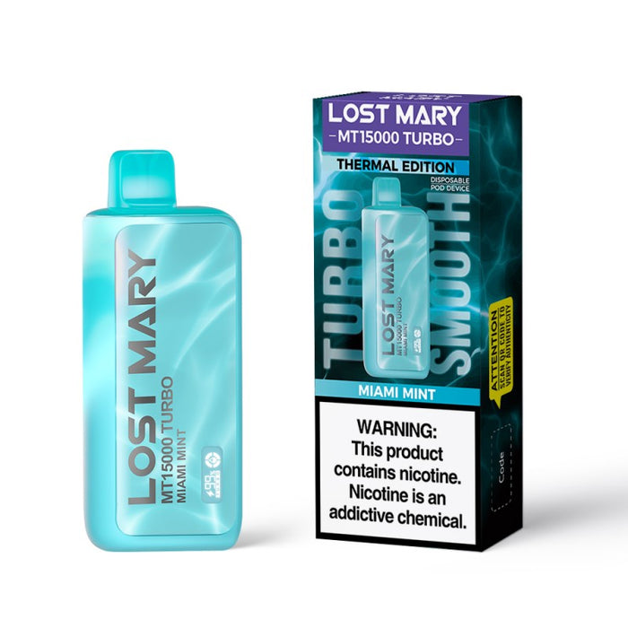 Enjoy intense flavor with the Lost Mary MT15000 dual mesh coil system