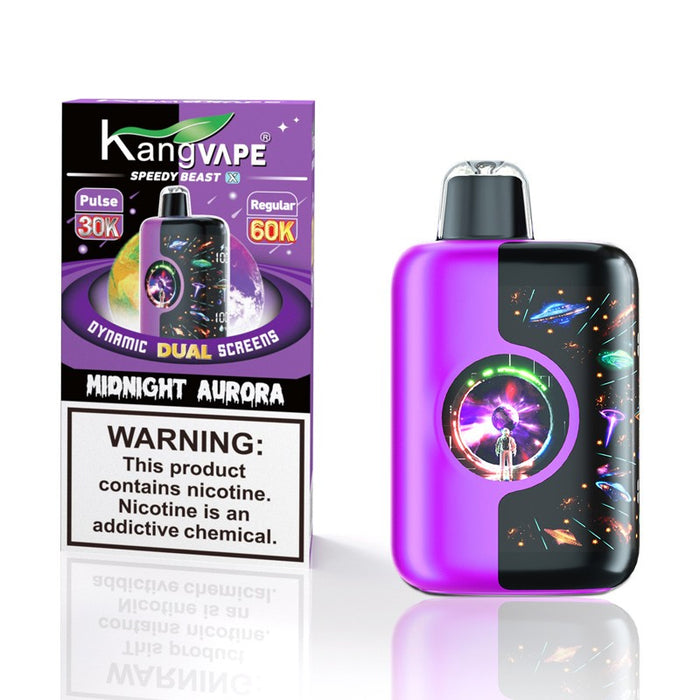 Shop the best rechargeable disposable vape – Kangvape Speedy Beast X 60K with pulse mode for a more powerful hit.