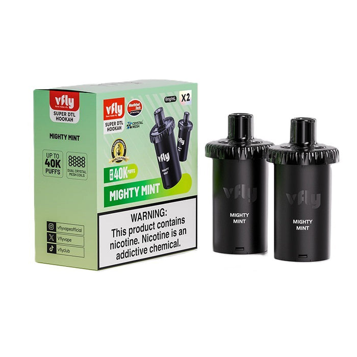 Shop Watermelon Ice VFLY Super DTL 40K Disposable Pod with 18ml e-liquid at VapeNearShop.