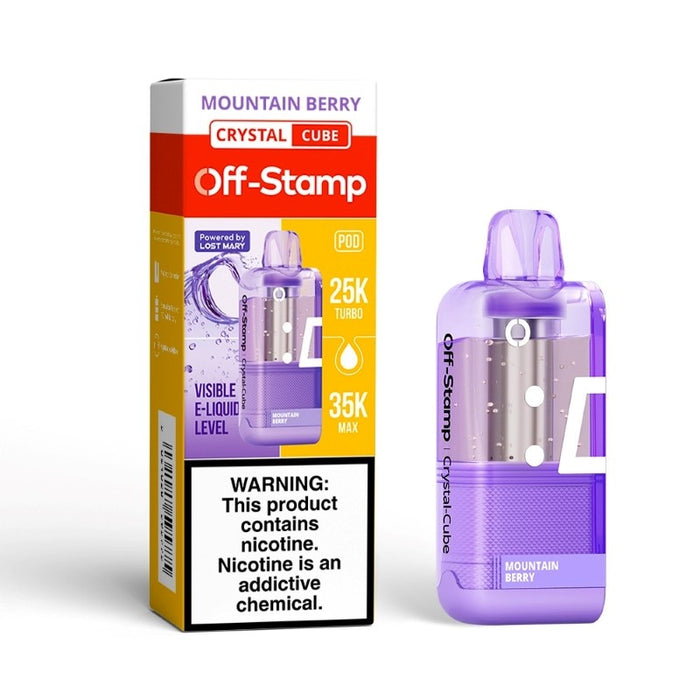 Off-Stamp Crystal Cube 35K disposable pod with 5% nicotine strength – VapeNearShop