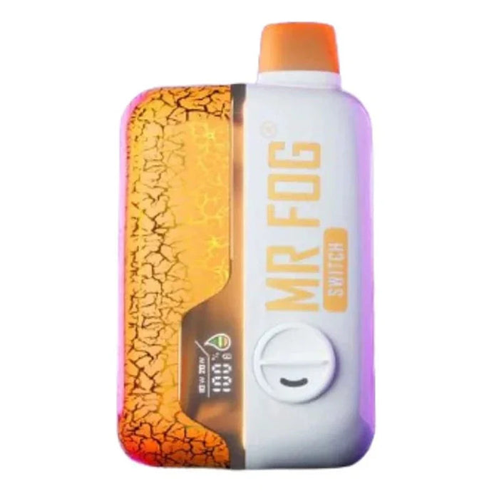 Top-rated disposable vape – the Mr Fog Switch SW15000 delivers smooth nicotine satisfaction with 5% nicotine salt and dual mesh coil technology.