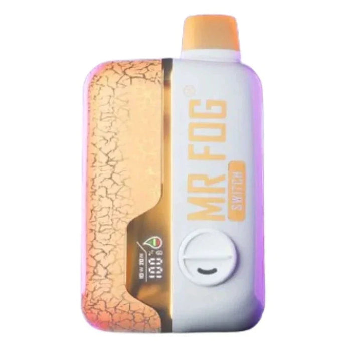 Best high-puff disposable vape – Mr Fog Switch SW15000 offers fast USB Type-C charging and a smart display for battery and e-liquid levels.