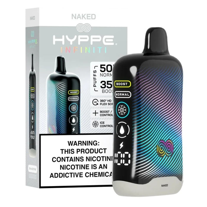 Best Hyppe Infiniti 50K vape device with 35K Boost Mode puffs for strong flavor.