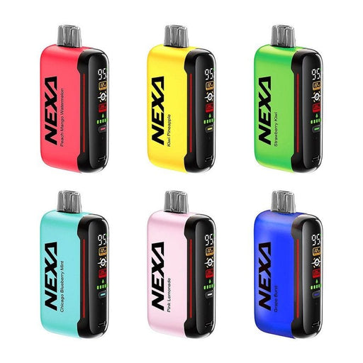 NEXA N20000 Disposable Vape – A high-capacity disposable vape with 20,000 puffs, 20mL e-juice, and an 800mAh battery. Shop now at VapeNear.