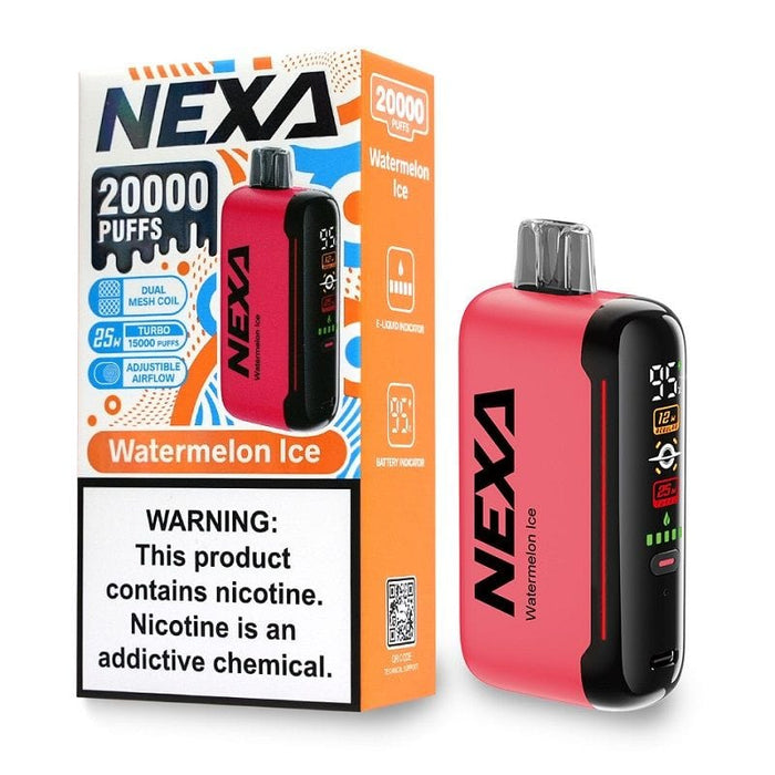 NEXA N20000 Vape – Featuring 5% nicotine, dual mesh coils, and stepless airflow adjustment. Perfect for flavor enthusiasts. Shop at VapeNear.