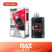RAZ LTX 25K Disposable Vape with 800mAh rechargeable battery for long-lasting use.