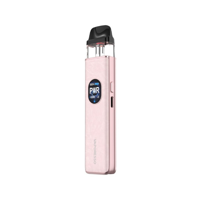 High-performance Vaporesso XROS 5 vape pen kit with adjustable output wattage and color display screen.