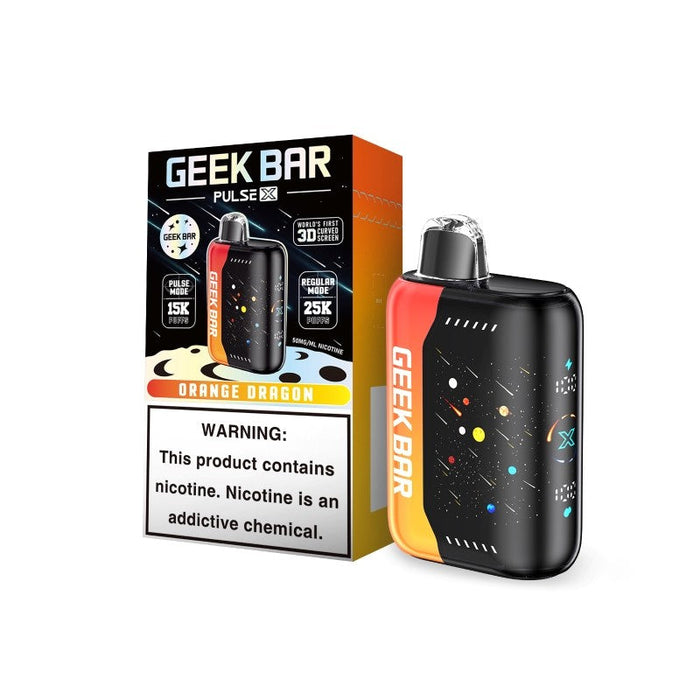 Delicious Geek Bar Pulse X 25K Meteor Edition disposable vape offering bold and refreshing flavors. Explore premium disposables at VapeNear.com.