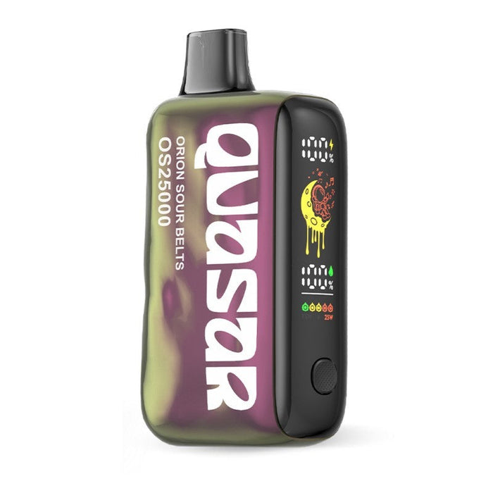 High-performance Lost Mary Quasar OS25000 disposable vape featuring advanced mesh coil technology for enhanced flavor and vapor production. Available at VapeNear.