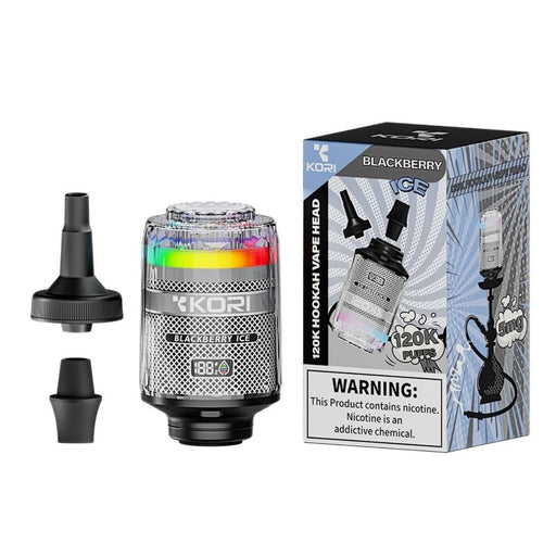 120,000 puff hookah-style disposable vape compatible with traditional shisha hookahs