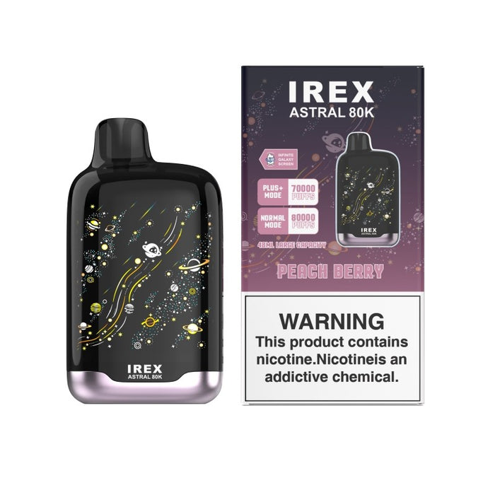 IREX Astral 80K Rechargeable Disposable Vape with Large 80,000 Puff Capacity at VapeNearShop