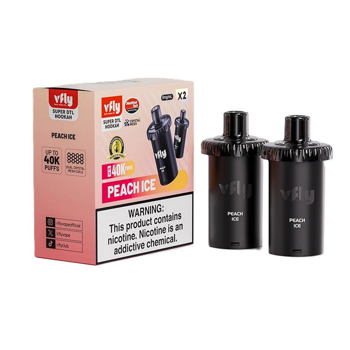 Buy VFLY Super DTL 40K Pods online with 18ml prefilled e-liquid and 40000 puffs.