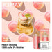 Peach Oolong Icemax 12K disposable vape with 10ml pre-filled e-juice for long vaping sessions