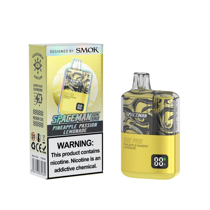 Spaceman 10K Pro Disposable Vape with 10,000 puffs, perfect for long-term vaping enjoyment.