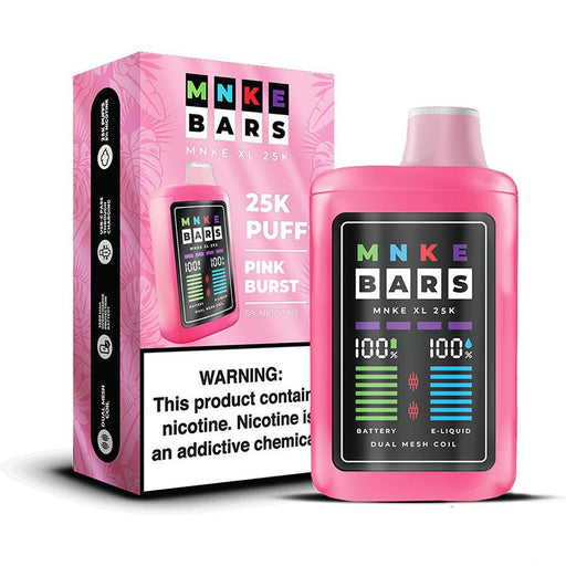 Compact and Powerful MNKE Bars XL 25K – Perfect for Cloud Chasers at VapeNear Online Shop.